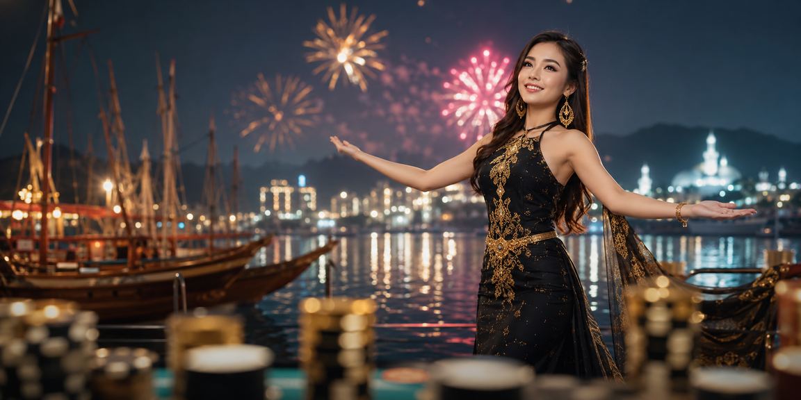 Meja poker dengan pemain di Terengganu